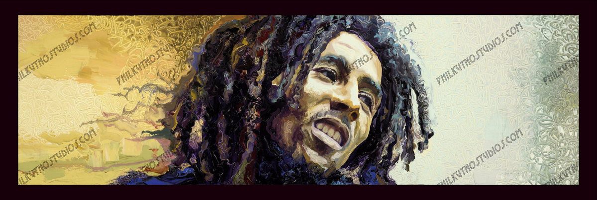 Bob Marley print by nobelart